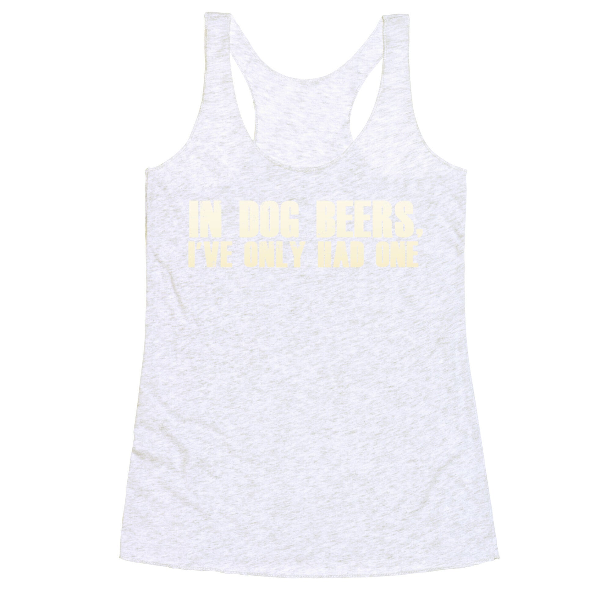 In Dog Beers Racerback Tank